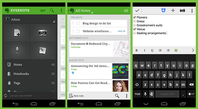Evernote-Android-UI